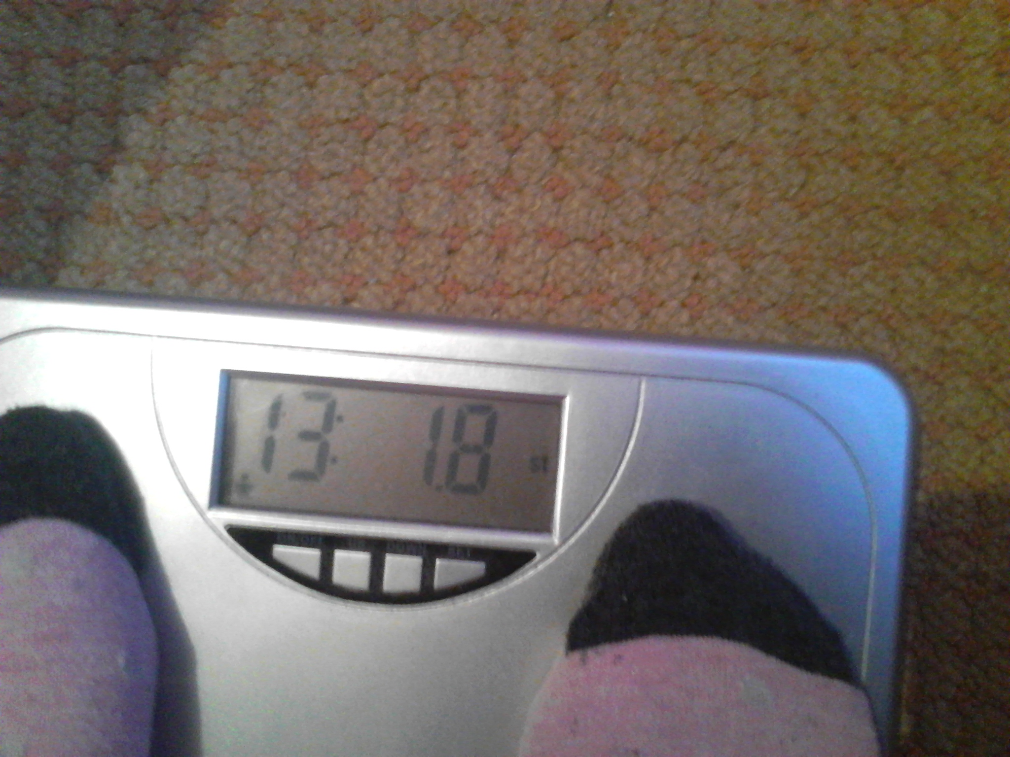 First Weigh In - 9 lbs down!