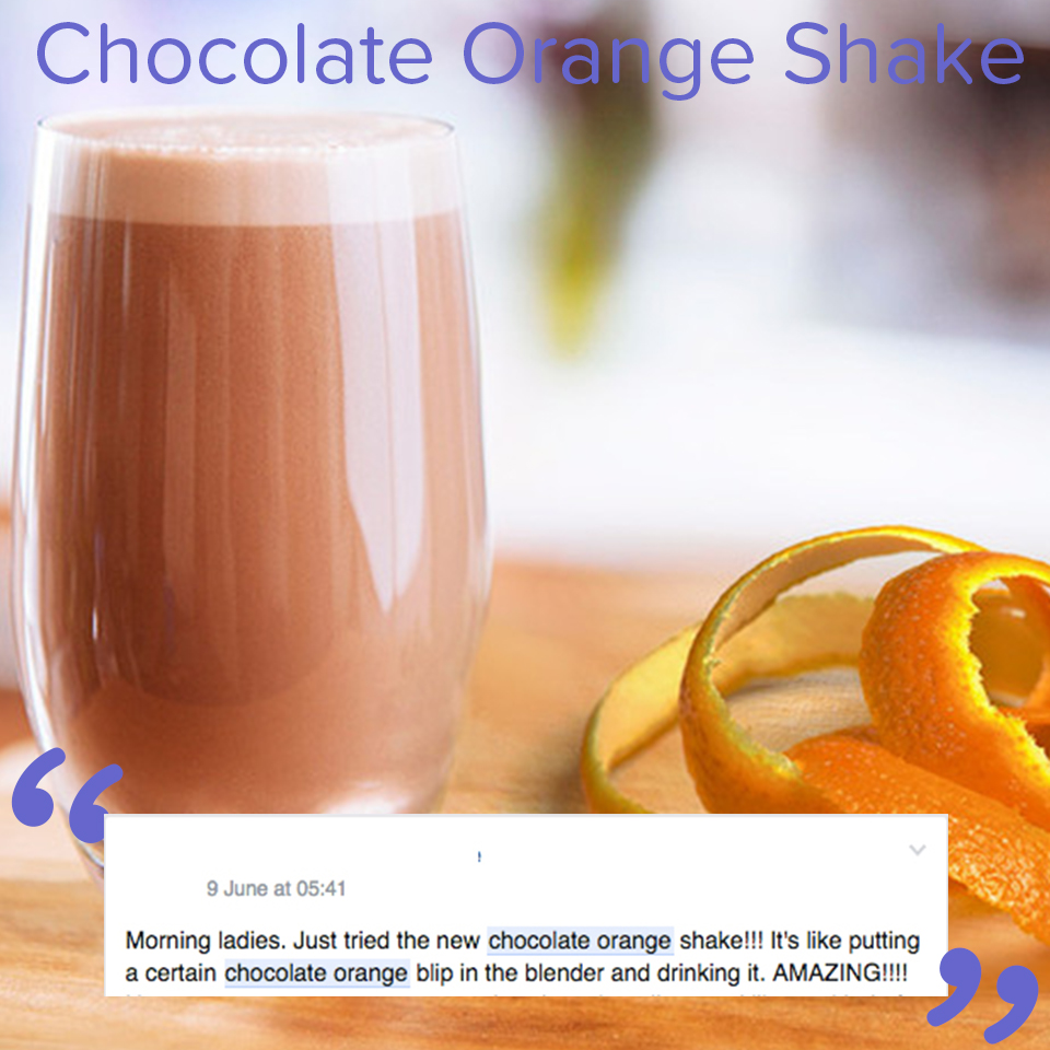 New You Plan Chocolate Orange Shake review