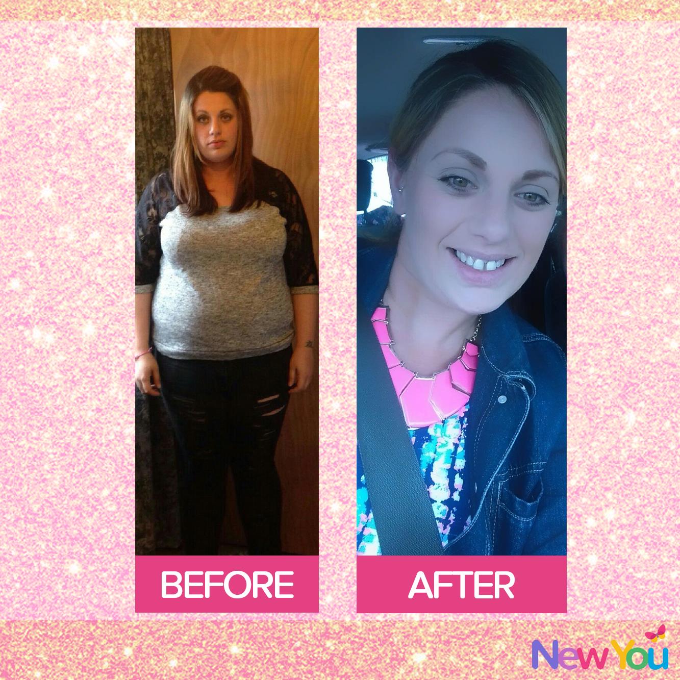 Nicole's amazing before and after photos