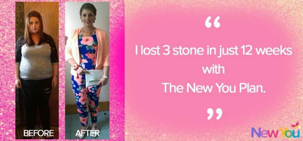 Nicole lost 3 stone with The New You Plan