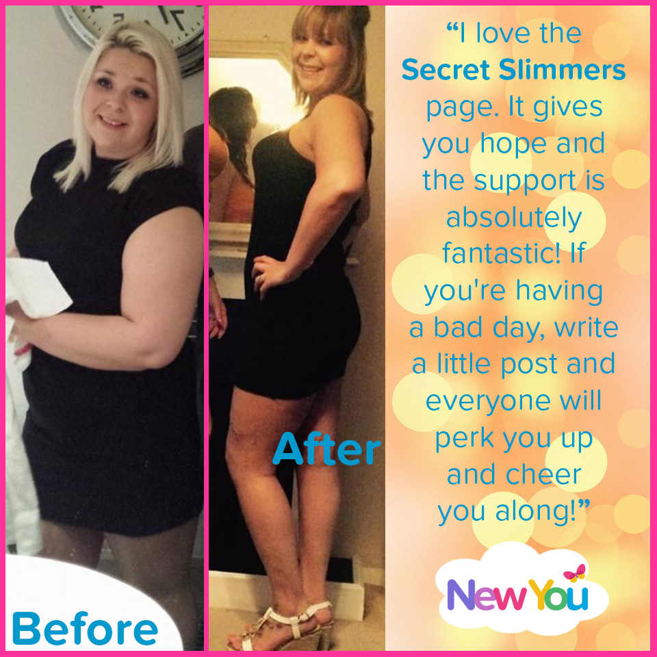 "I love the support from Secret Slimmers"