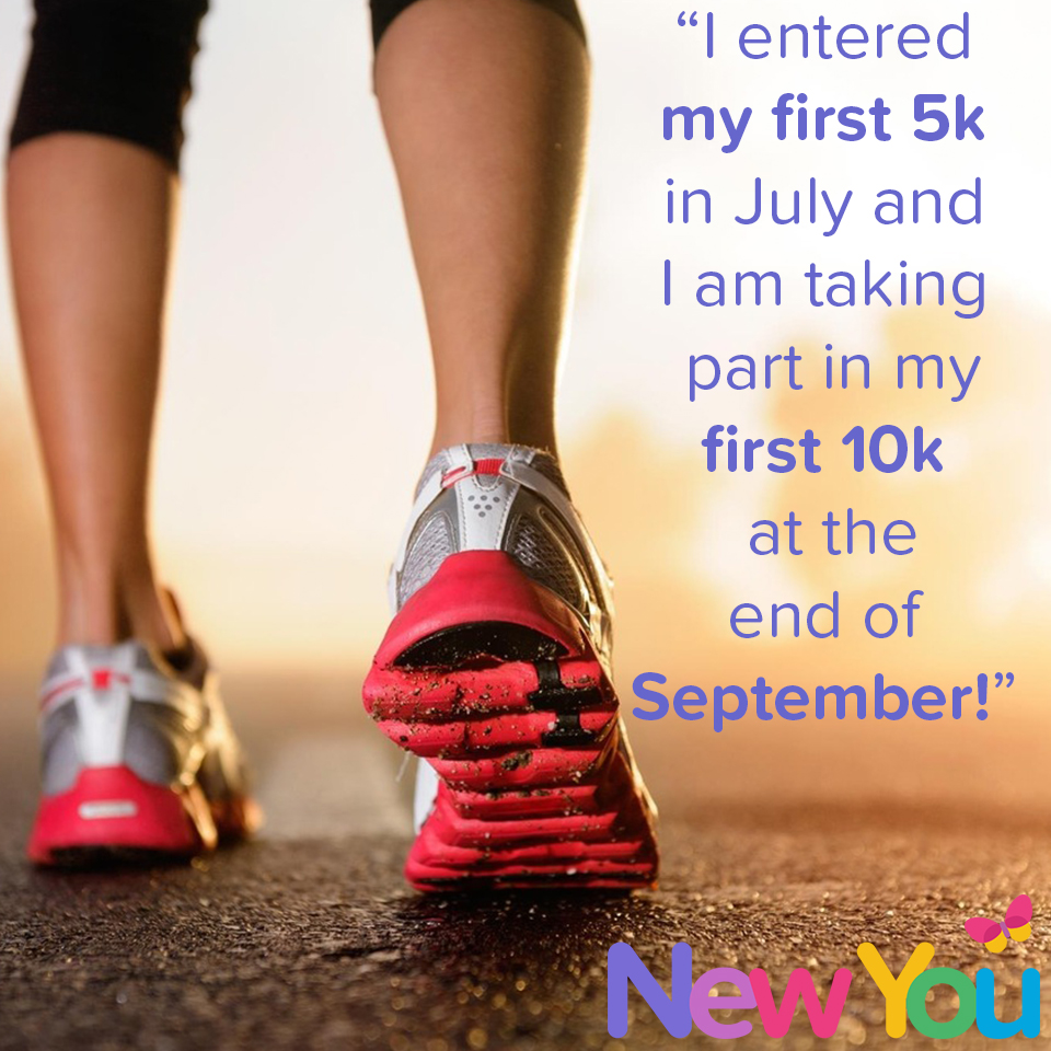 I entered by first 5k in July.